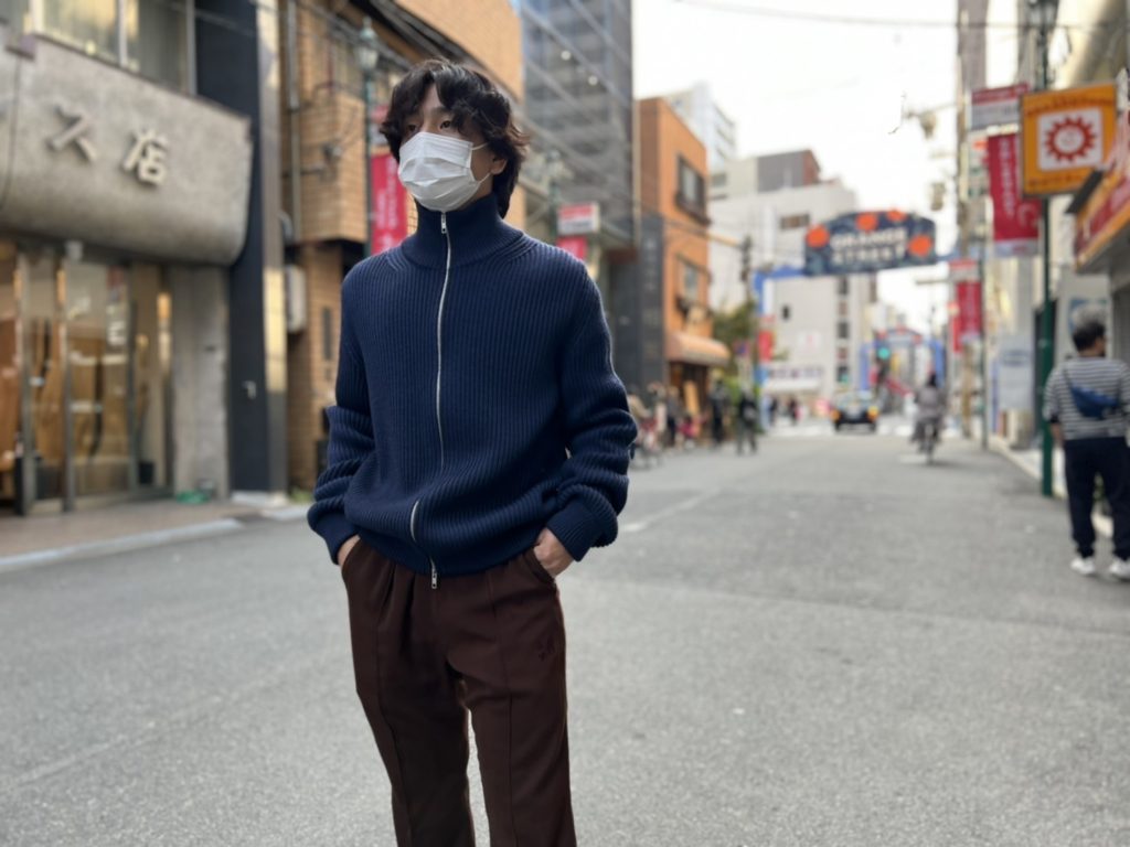 Maison Margiela】ドライバーズニット【ネイビー・ダークグリーン買取  