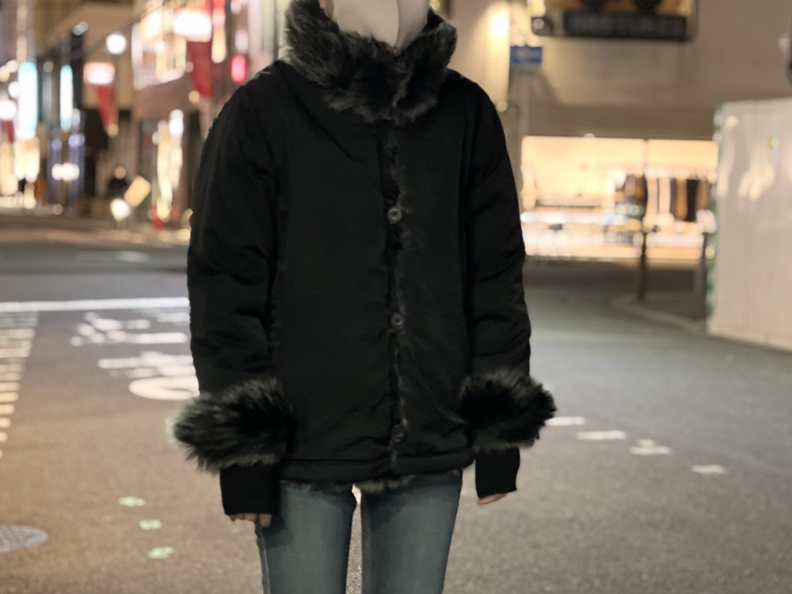 PERVERZE/パーバーズ】Double Face Nylon Fur Coat【買取入荷情報