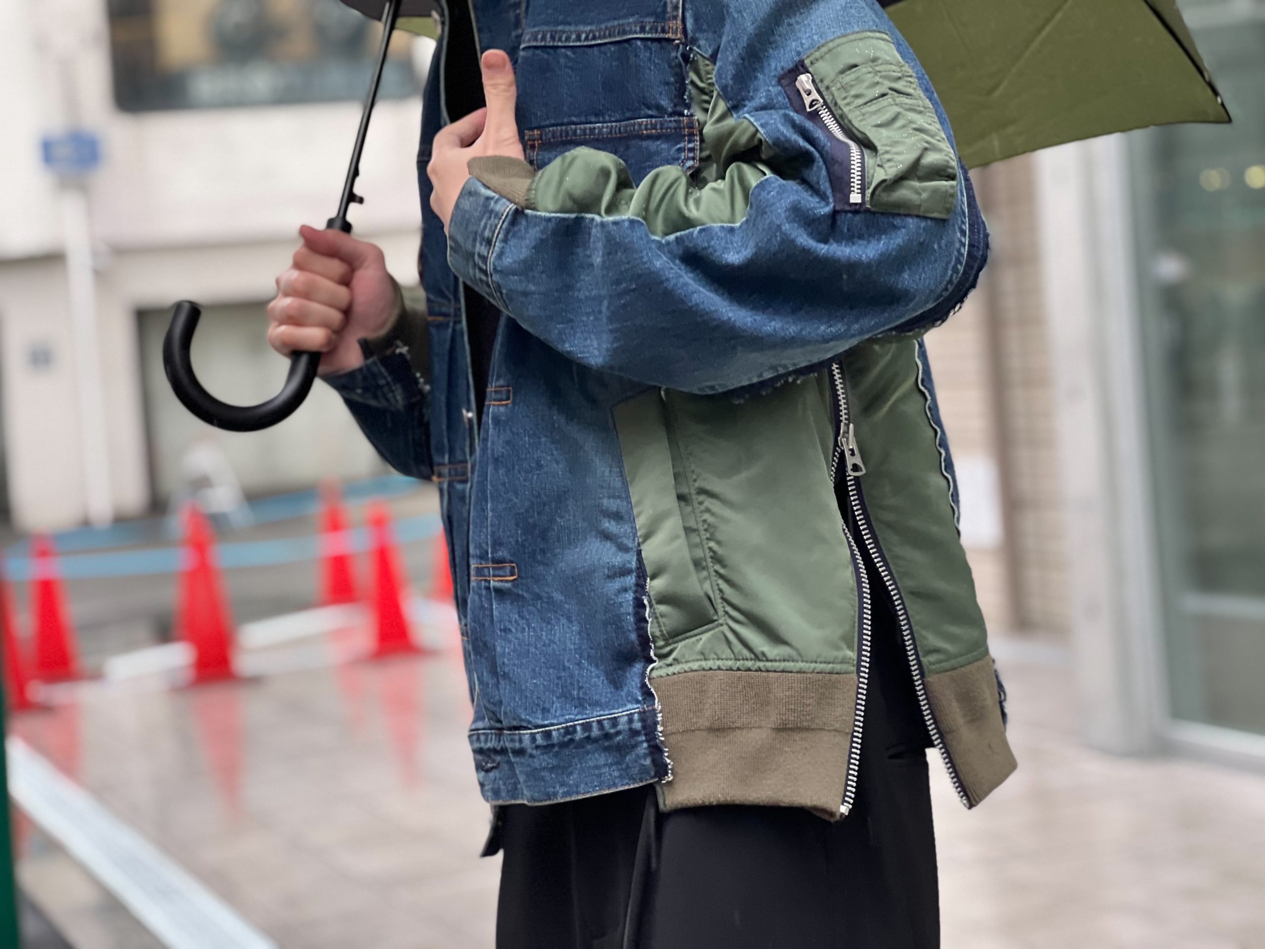 sacai 綾野剛着用 Nylon Twill MA-1 Blouson-eastgate.mk