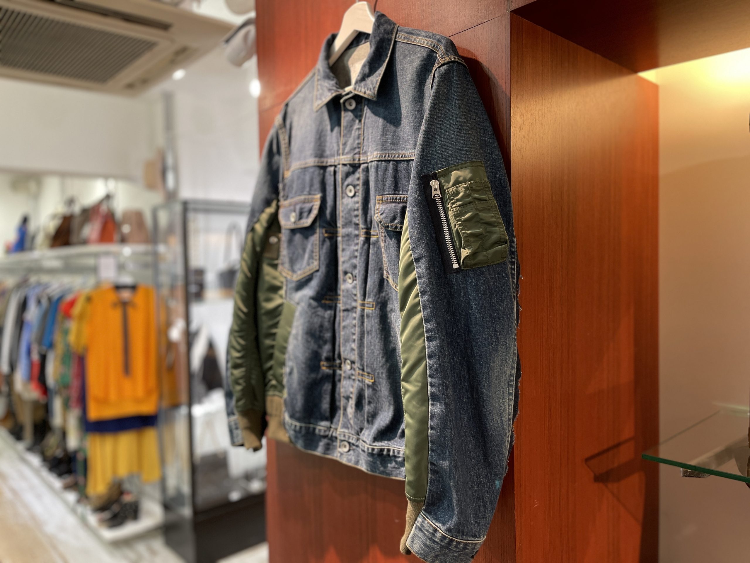 sacai/サカイ】Denim x MA-1 Jacket【買取入荷情報】 | カインドオル