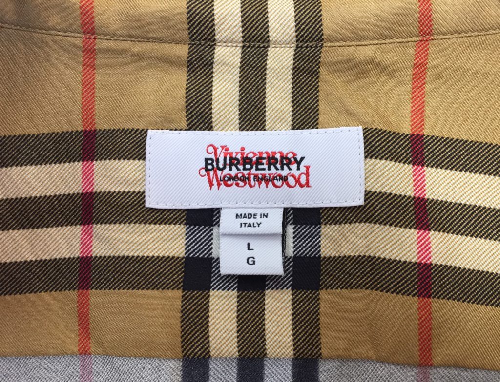 BURBERRY LONDON ENGLAND×Vivienne Westwood】ヴィンテージチェック  
