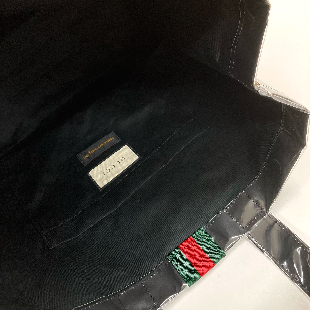 GUCCI×COMME des GARCONS】SHOPPER PVC TOTE BAG【買取入荷情報 