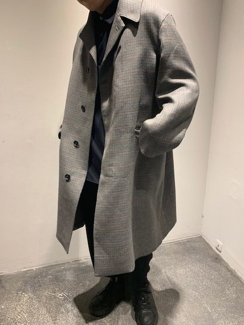 18aw auralee charcoal gunclub check