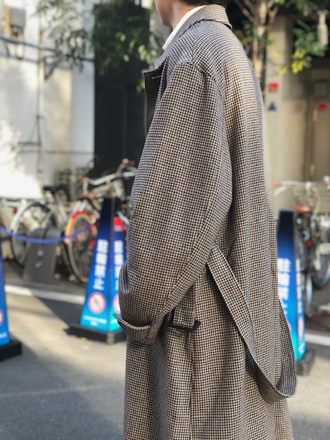 yoke19aw ガンクラブチェックコート 左