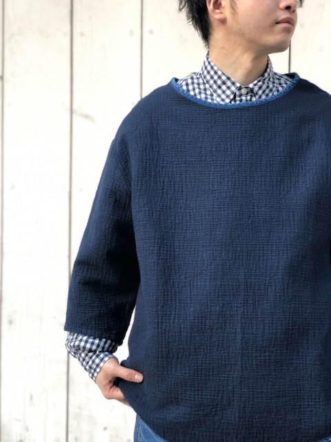 Porter Classic-SASHIKO SWEAT