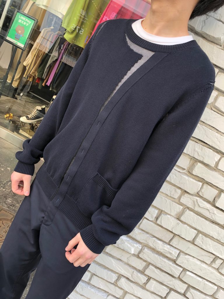 濃紺XL新品 メゾン マルジェラ Spliced 再構築 ニット セーター - www 