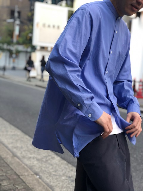 かあればコ】 COMOLI - e.tautz イートウツ ドルマンスリーブシャツ