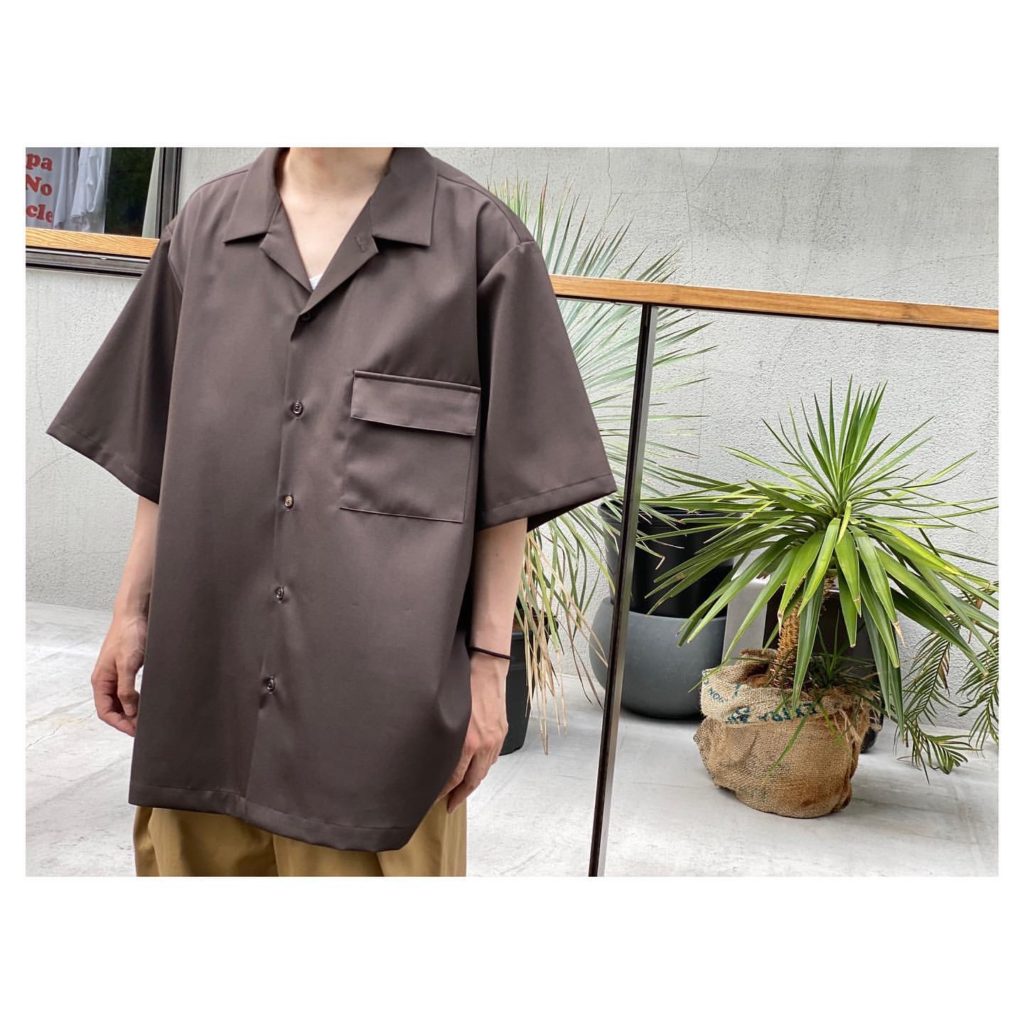 stein 20ss WOOL GABARDINE SS SHIRT - シャツ