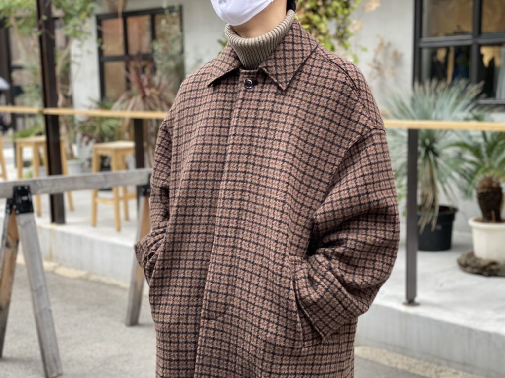 stein/シュタイン ガンクラブチェックセットアップ 20ss-