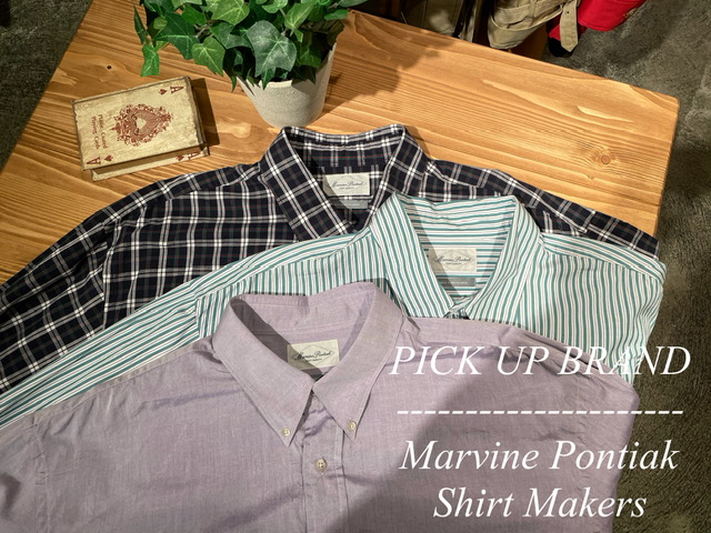Marvine Pontiak Shirt Makers / マービンポンティアックシャツ