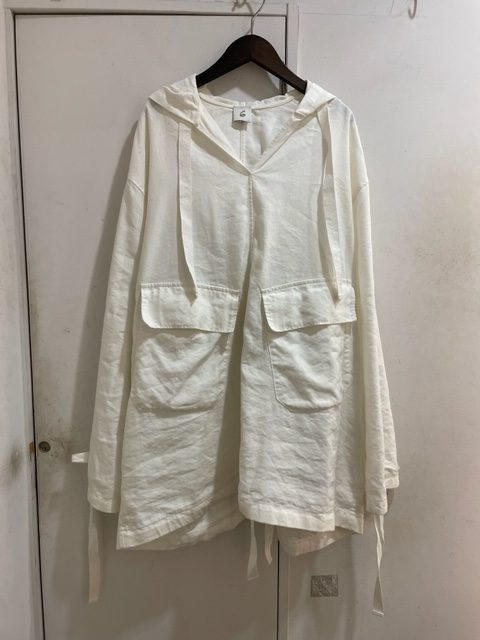 6(ROKU) リネン プルオーバー スノーパーカー アノラック ミリタリー  