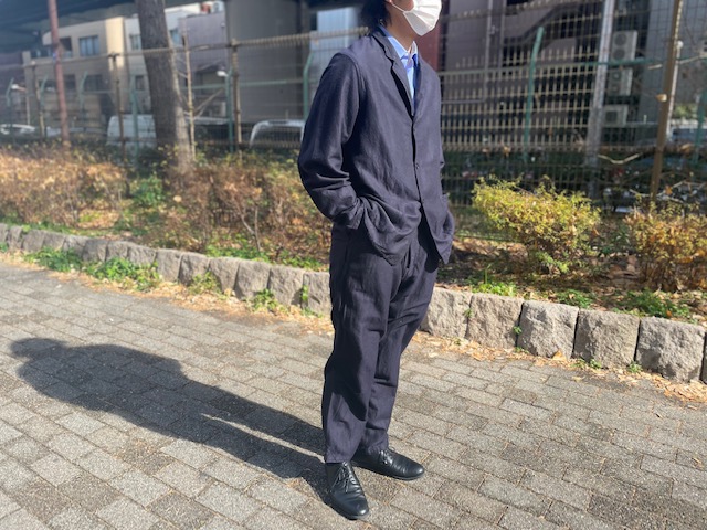 21aw Comoli ウールシルクセットアップ たくましく サイズ2 1コモリ