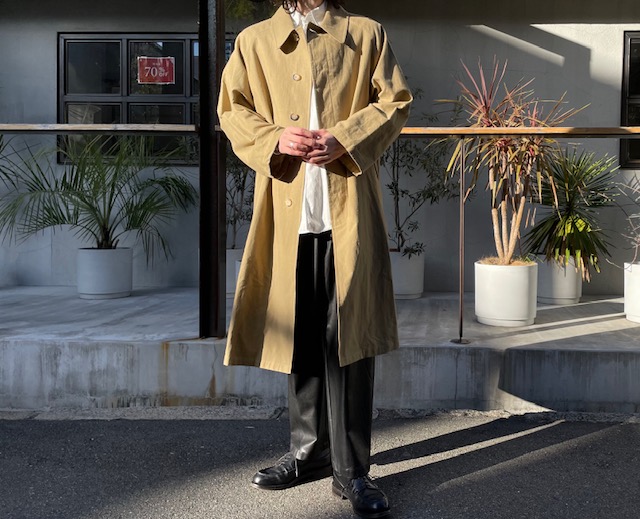 Cristaseya/クリスタセヤ】Japanese Cotton＆Linen oversized Trench 