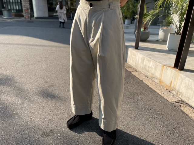 STUDIO NICHOLSON/スタジオニコルソン】SORTE Peached Cotton Twill 