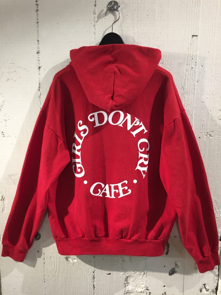 Lサイズ Girls Don't Cry CAFE HOODIE GDC-03
