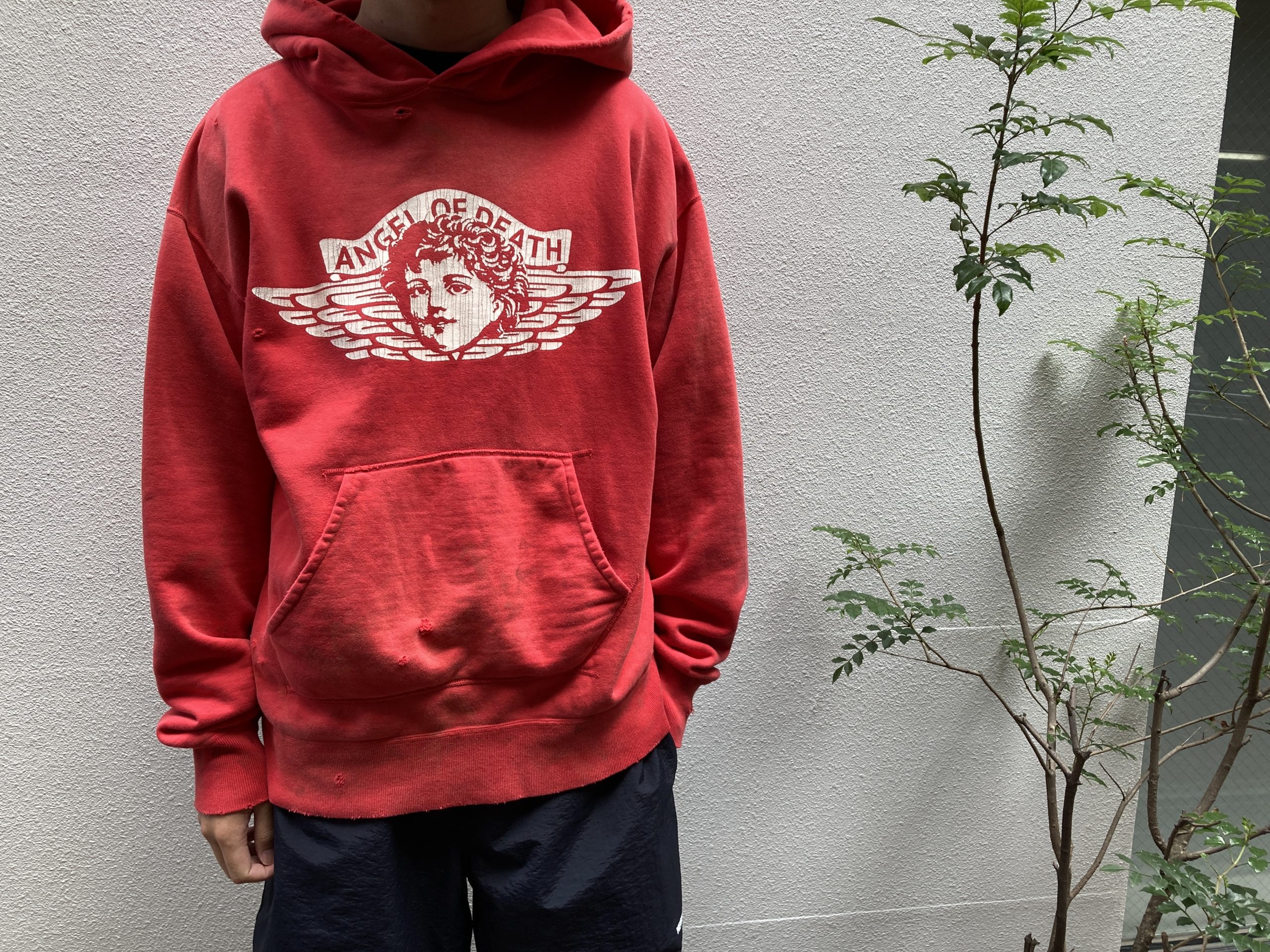 SAINT MICHAEL ANGEL OF DEATH HOODIE XL - パーカー