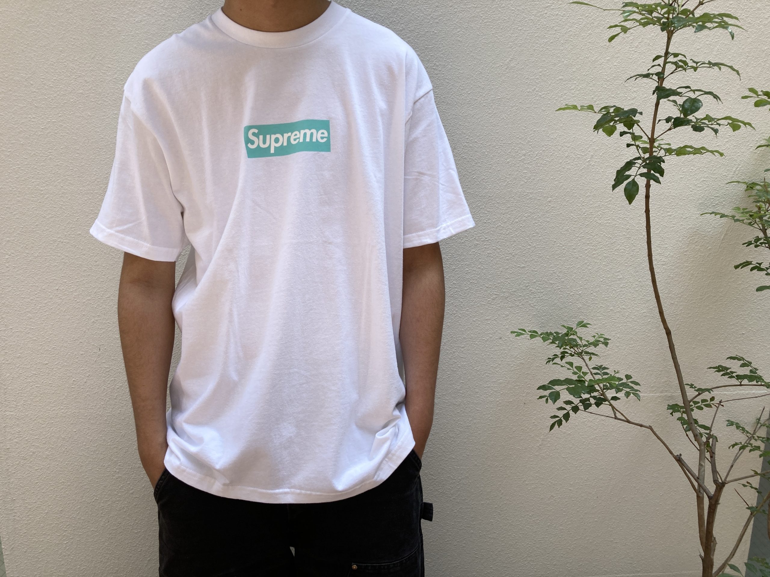 Supreme ティファニー Box Logo Tee \