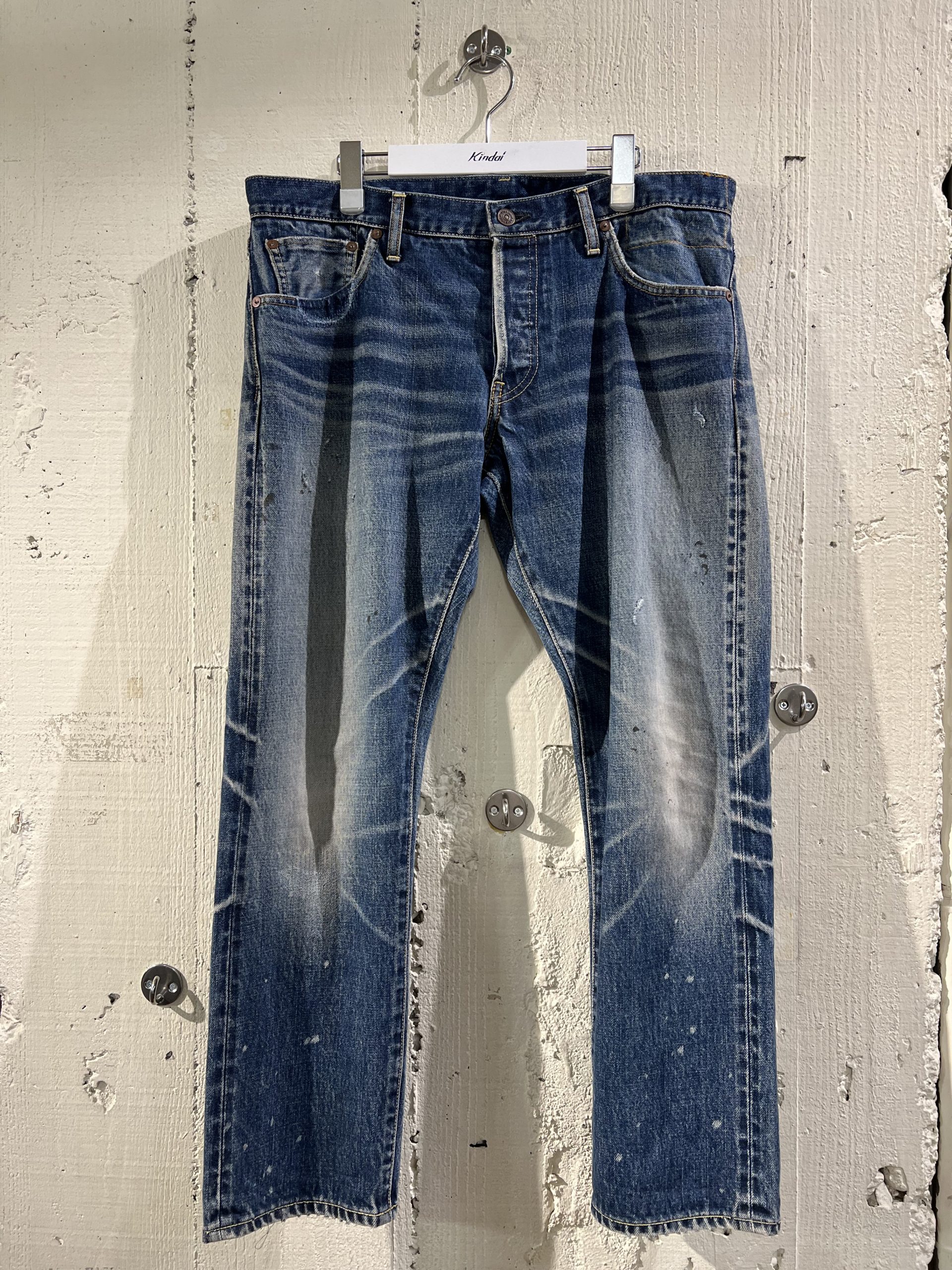 Visvim Social Sculpture 10 DAMAGED-29 Indigo \u2013 NOMAD VISVIM 