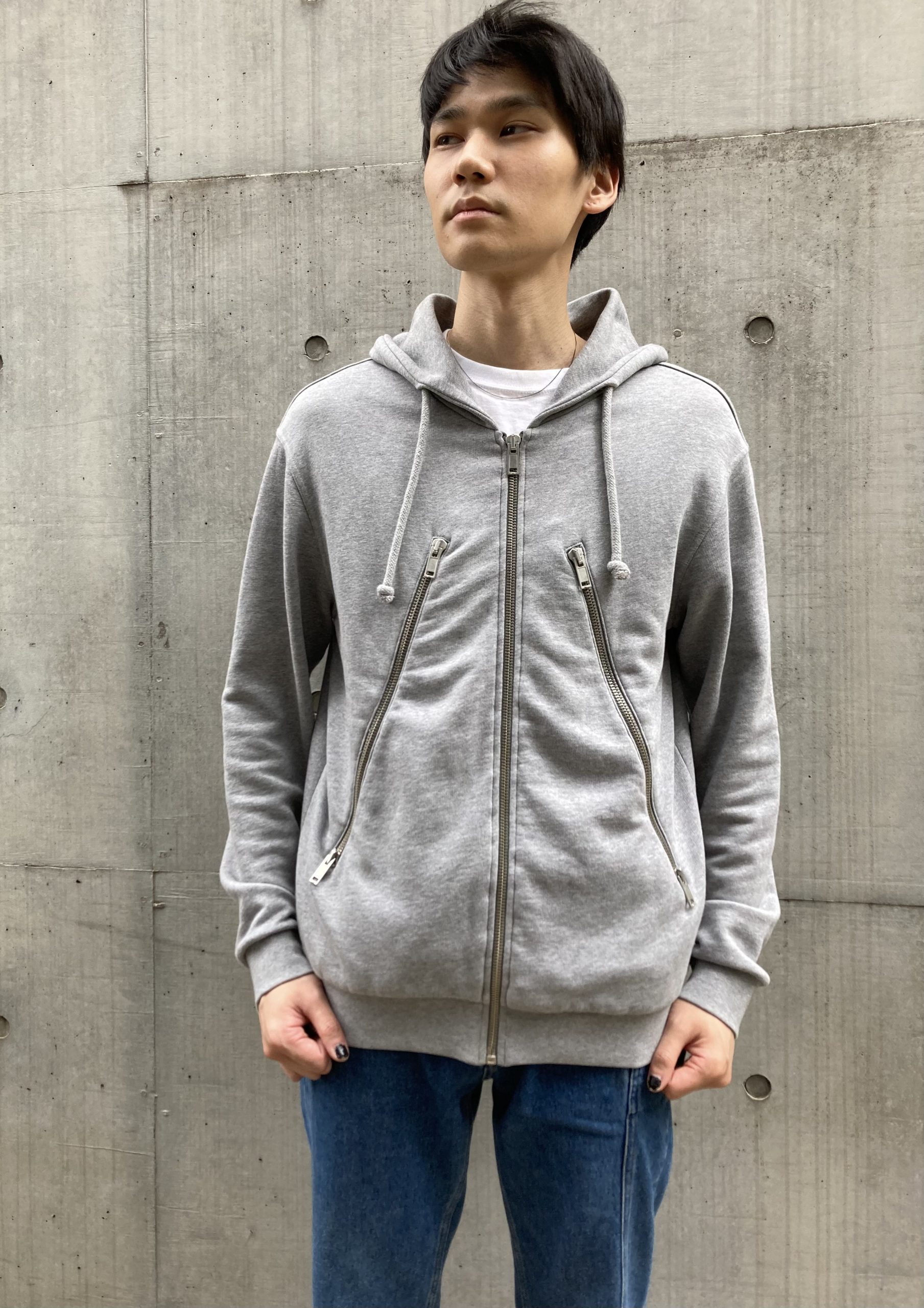 Maison Margiela メゾンマルジェラ 上着 八の字 ジップパーカー ジップ  