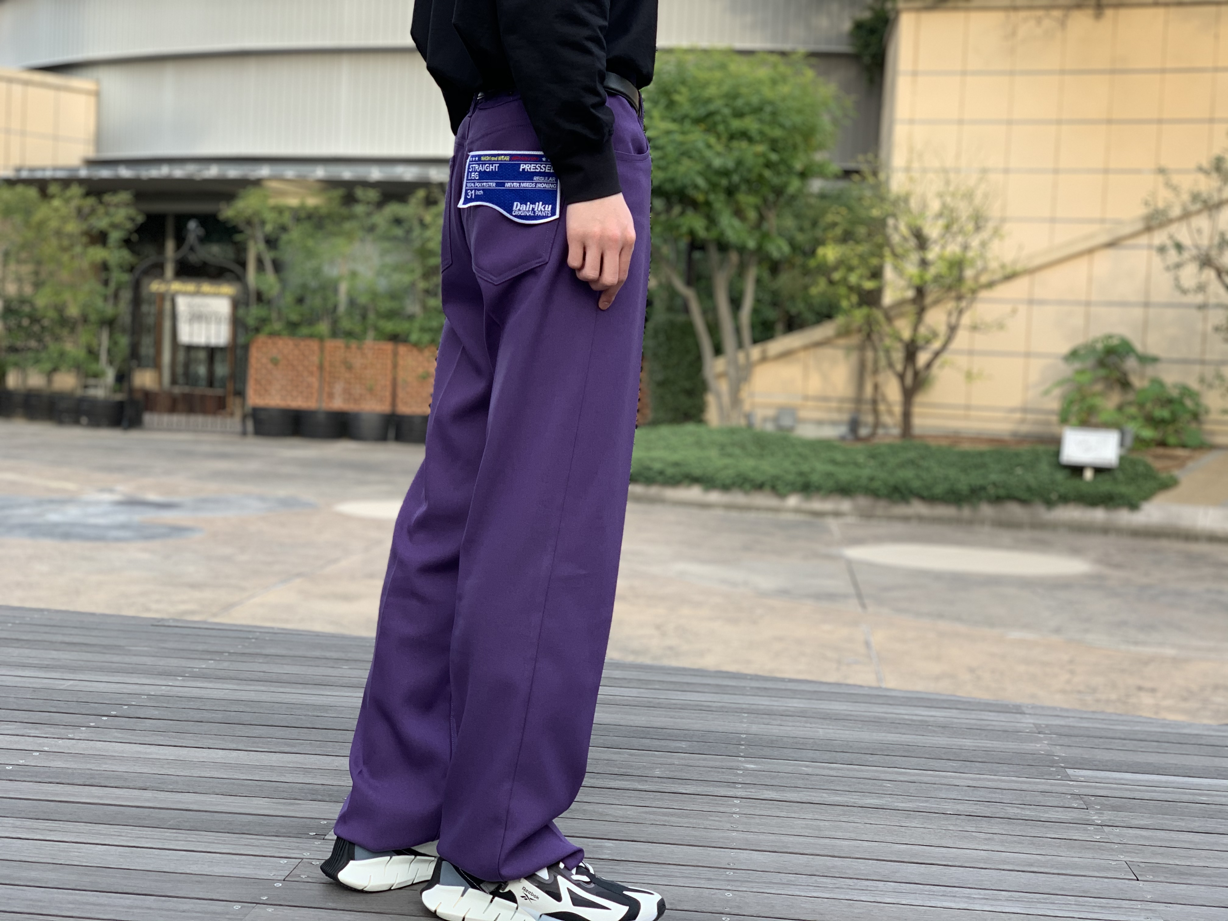 美品 DAIRIKU Straight' Pressed Pantsスタプレ 【2022春夏新色