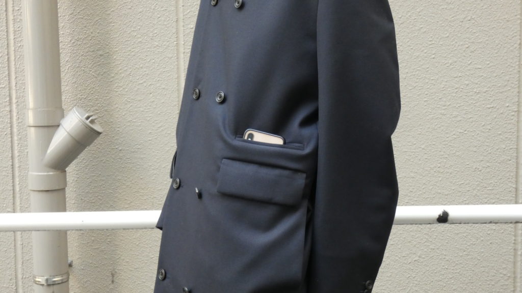 SUNSEA/サンシー】Navy Double-Breasted Coat【買取入荷情報 