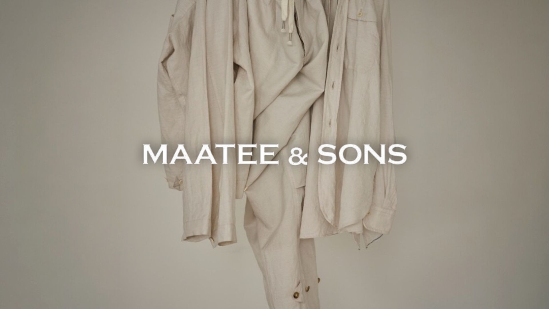 t*r様 MAATEE&SONS 25AW カシミヤネルシャツ サイズ1 MAATEE&SONSから 