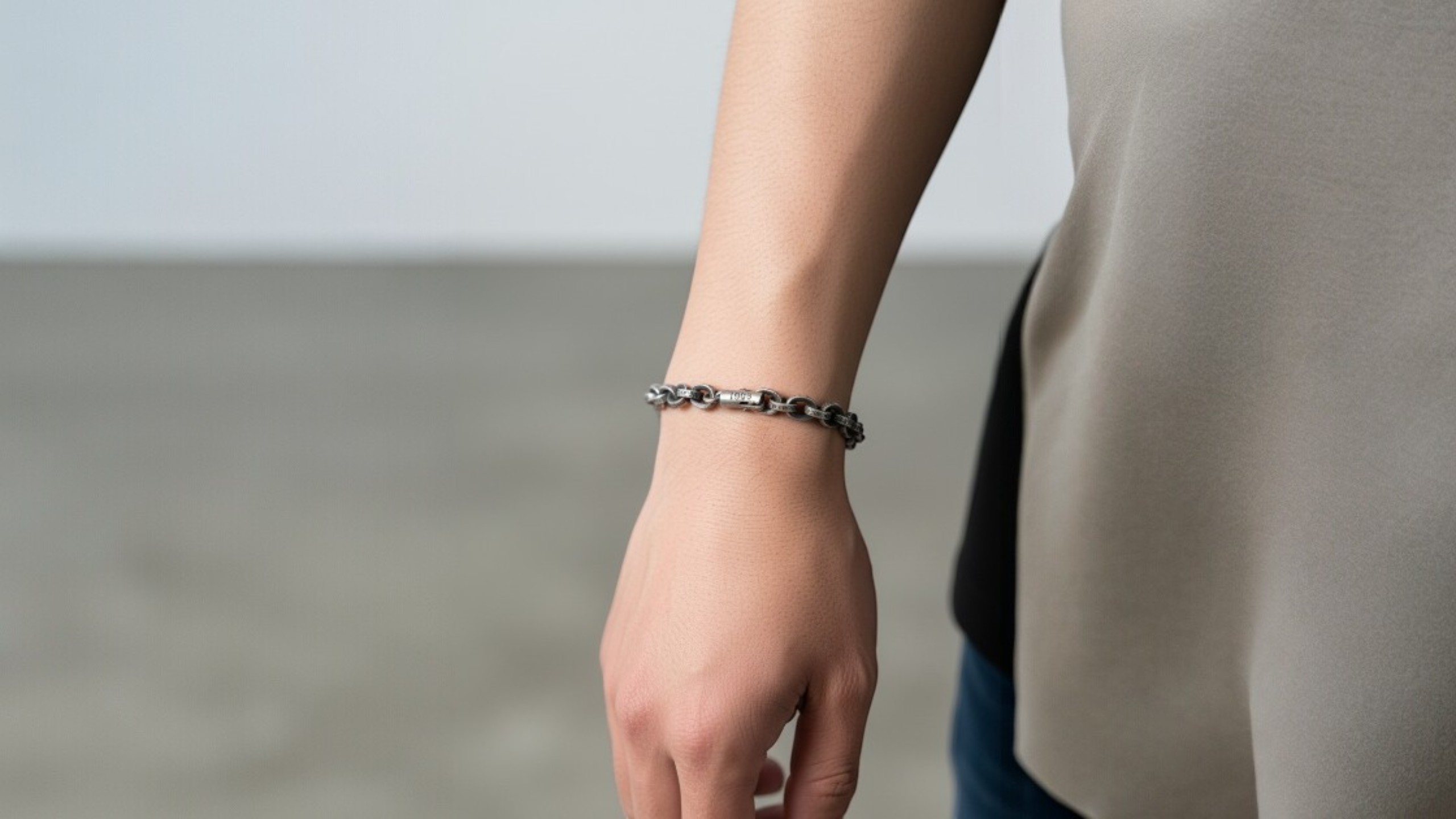 TOMOペーパーチェーンブレスレット クロムハーツペーパーチェーン 