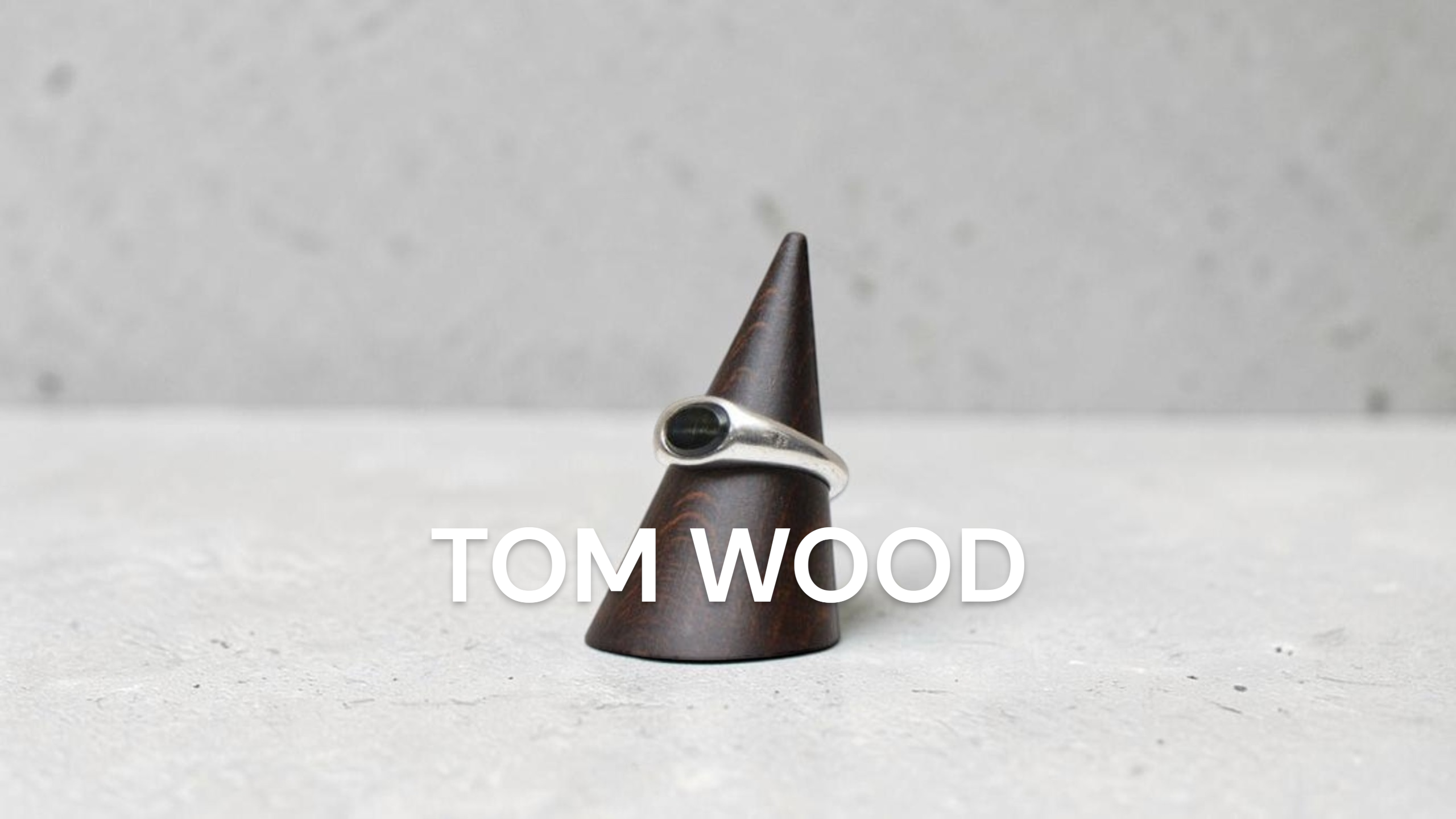 指輪 新入荷】TOM WOOD トムウッド Joe Ring Polished Onyx オニキスリング
