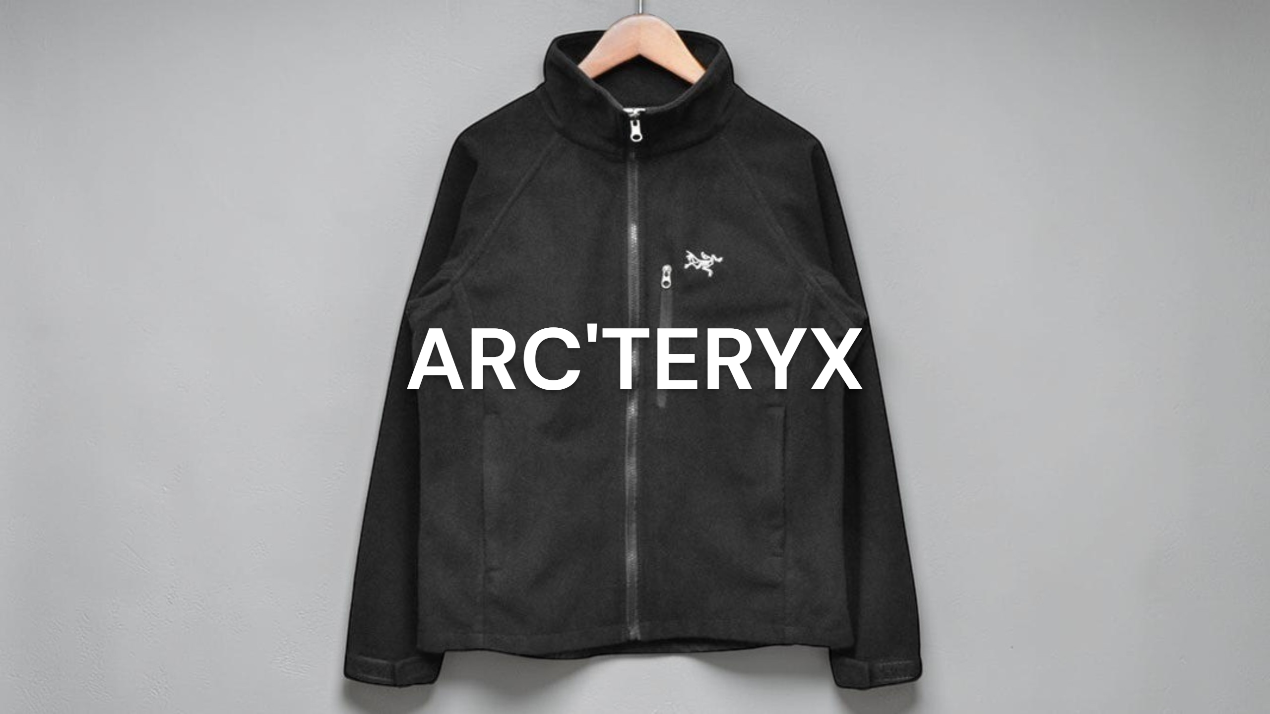 新入荷】ARC'TERYX 1990s フリースジャケット ブラック サイズS