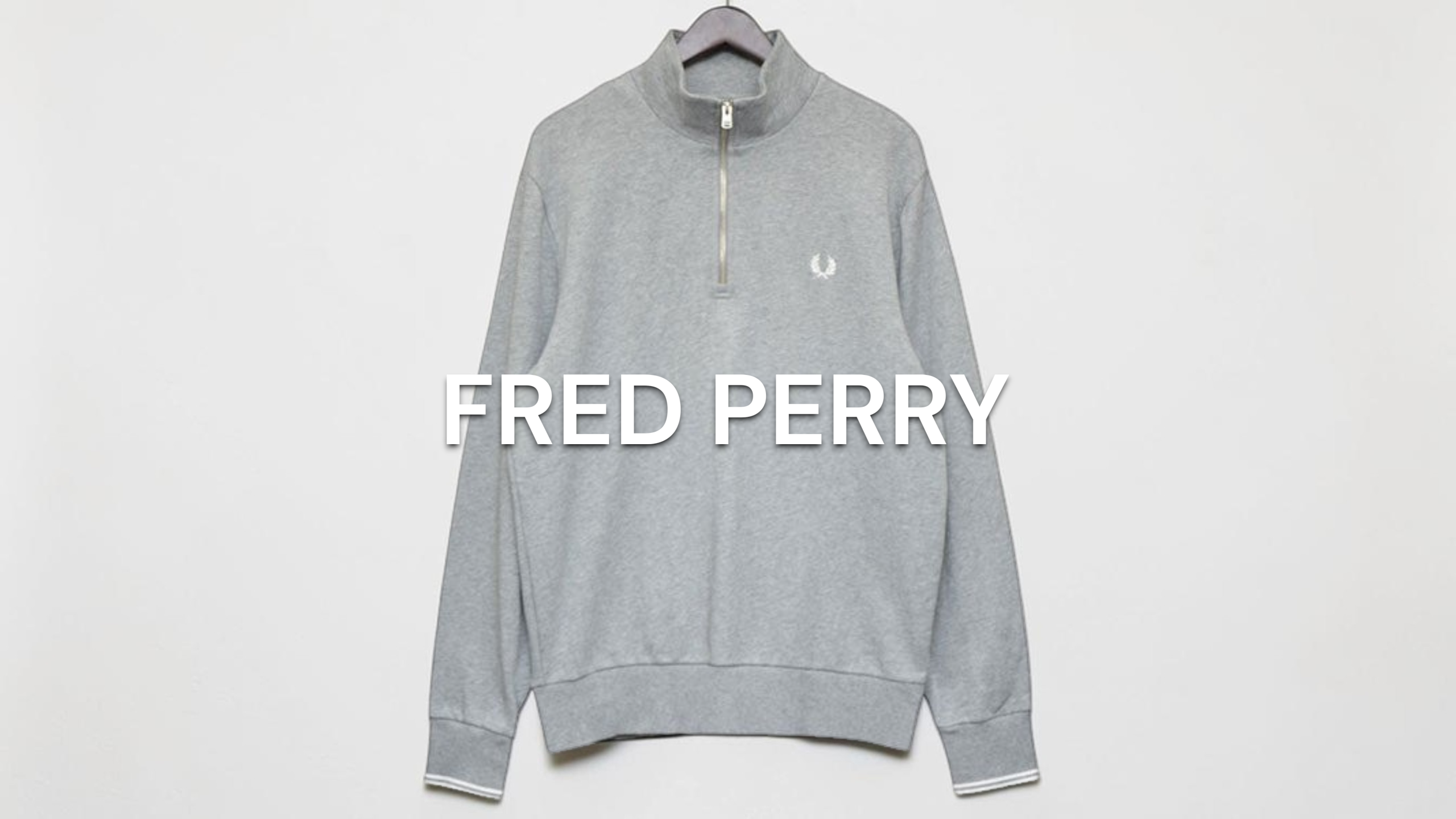 新入荷】FRED PERRY（フレッドペリー） Half Zip Sweatshirt ハーフ