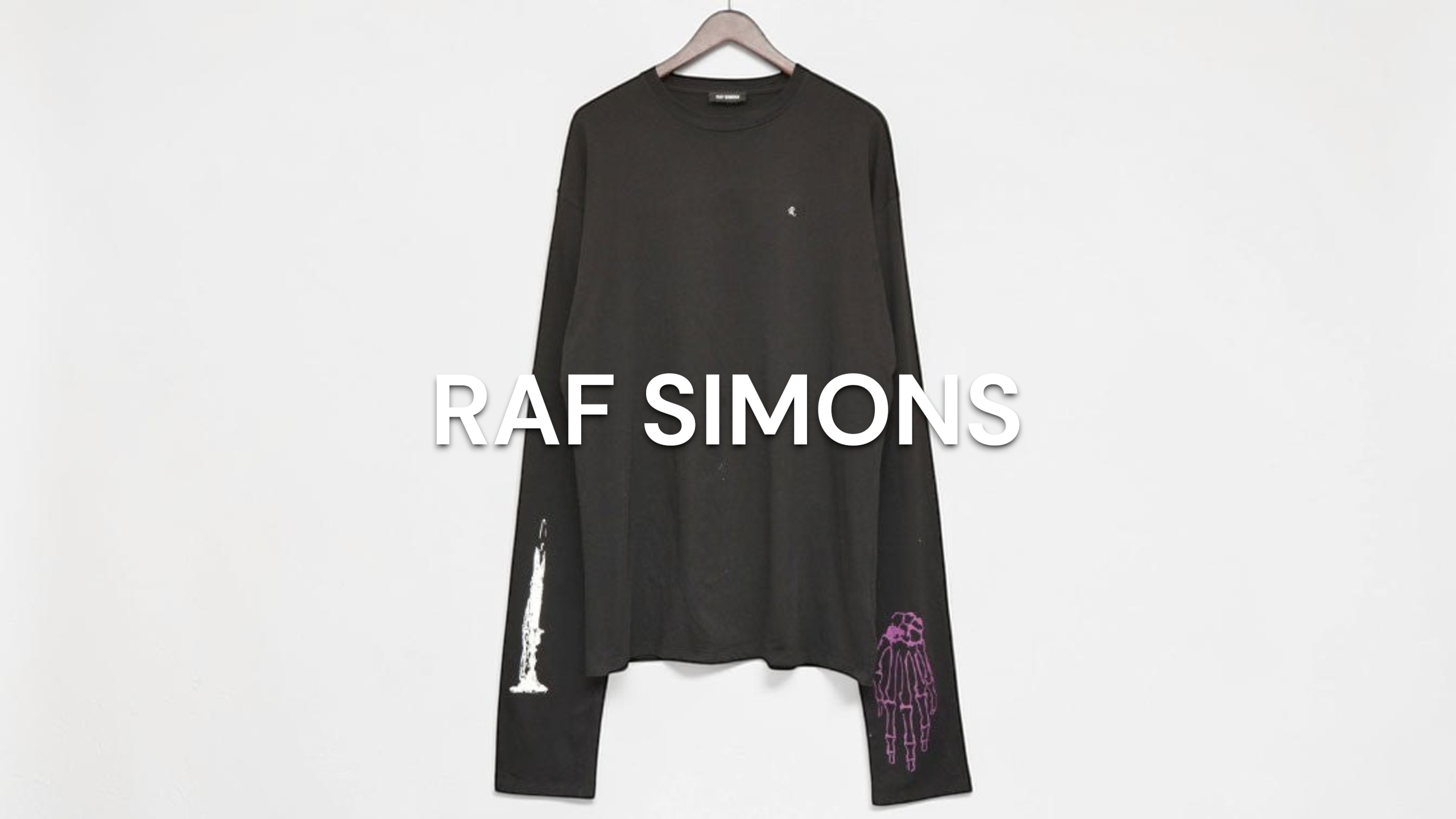 新入荷】RAF SIMONS（ラフシモンズ） 2021AW Extreme long sleeve T