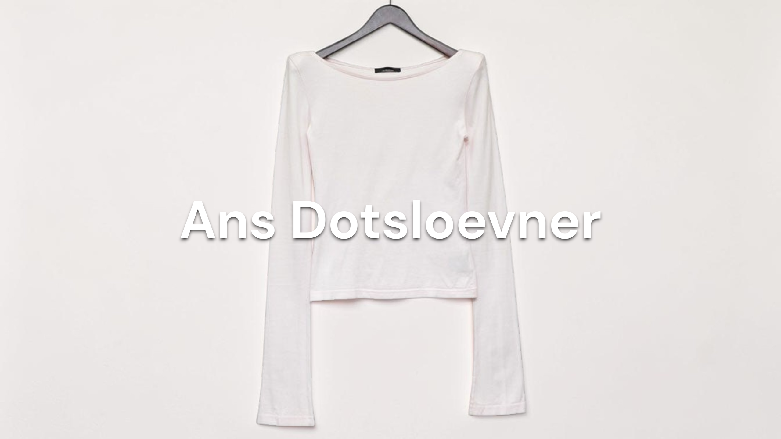 新入荷】Ans Dotsloevner（アンス ドッツローヴナー） shoulder tops