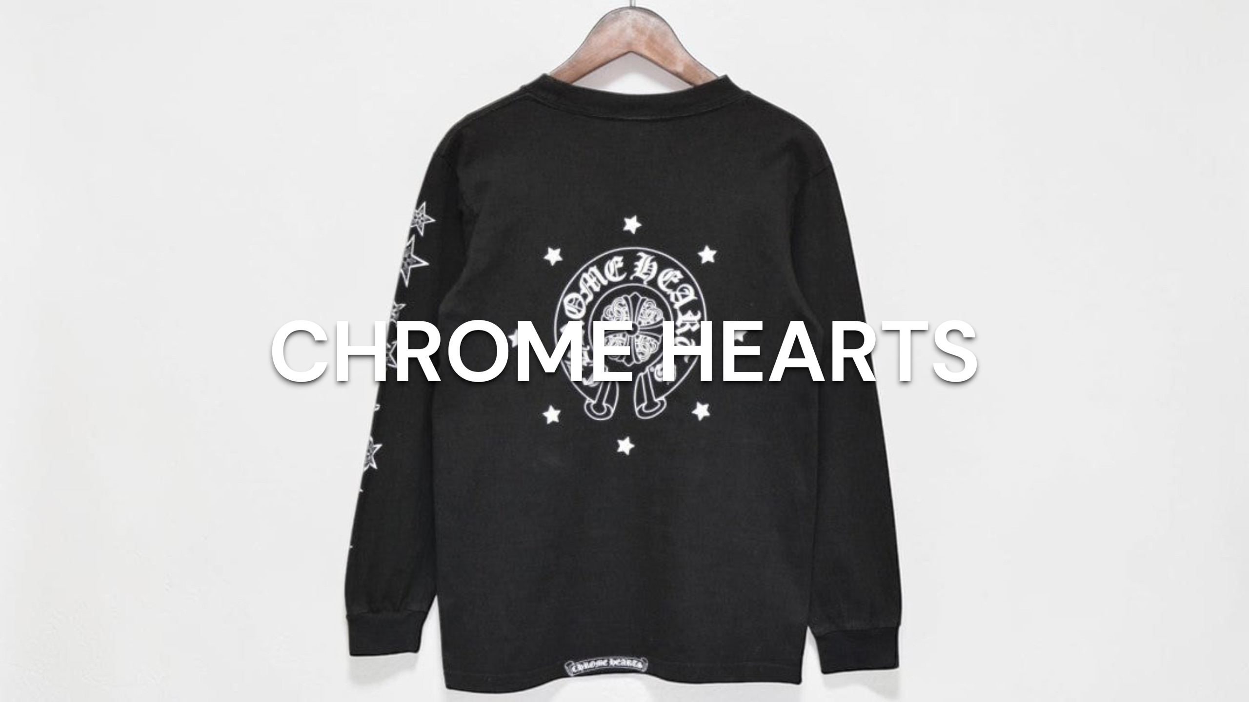 新入荷】CHROME HEARTS Malibu OLD STAR LS TEE ホースシュープリント