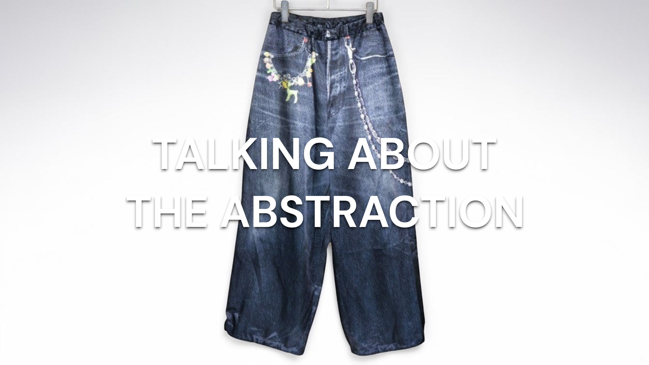 新入荷】TALKING ABOUT THE ABSTRACTION(トーキングアバウト ジ