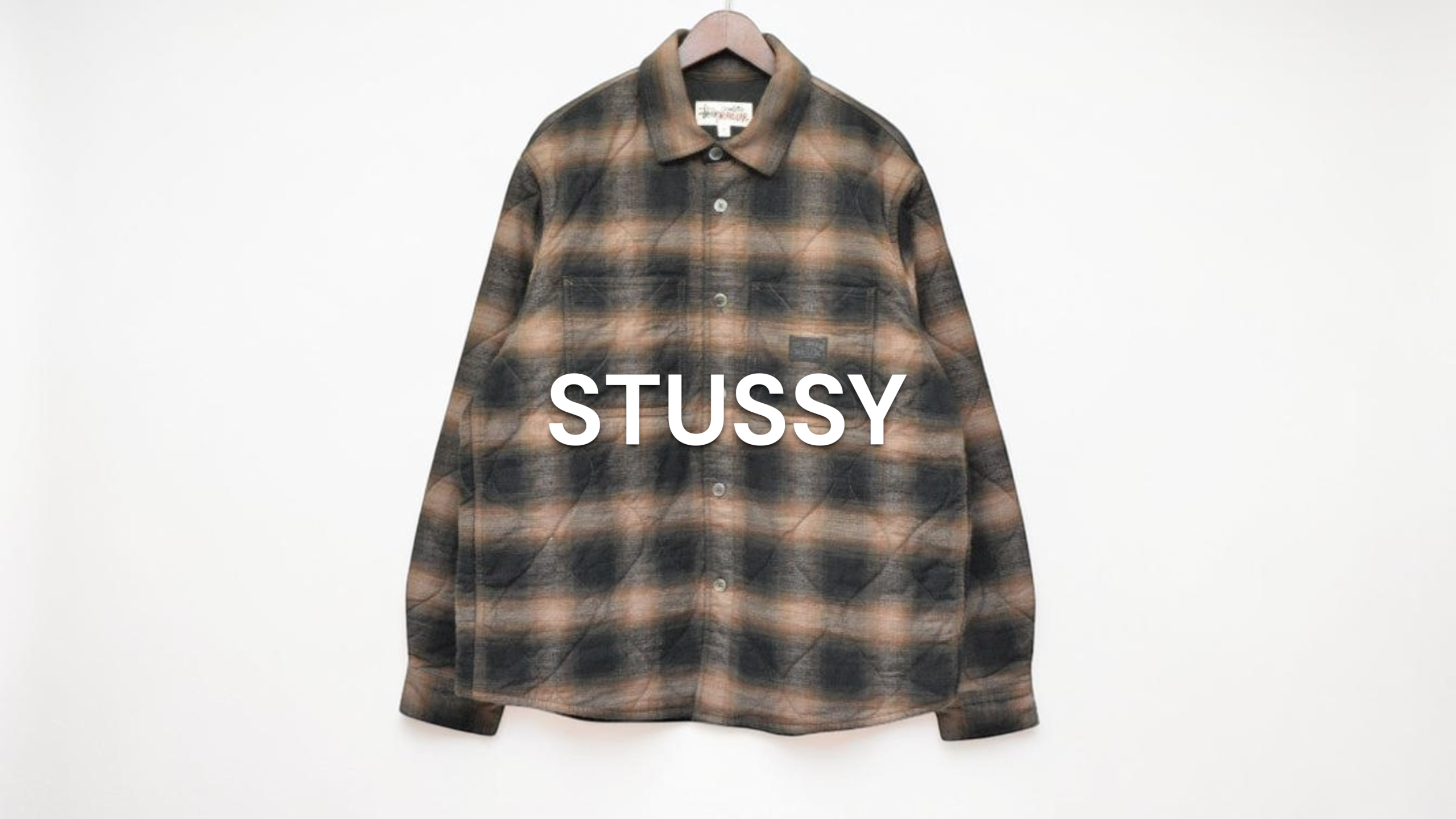 新入荷】stussy(ステューシー) 2025AW QUILTED PLAID SHIRT JACKET