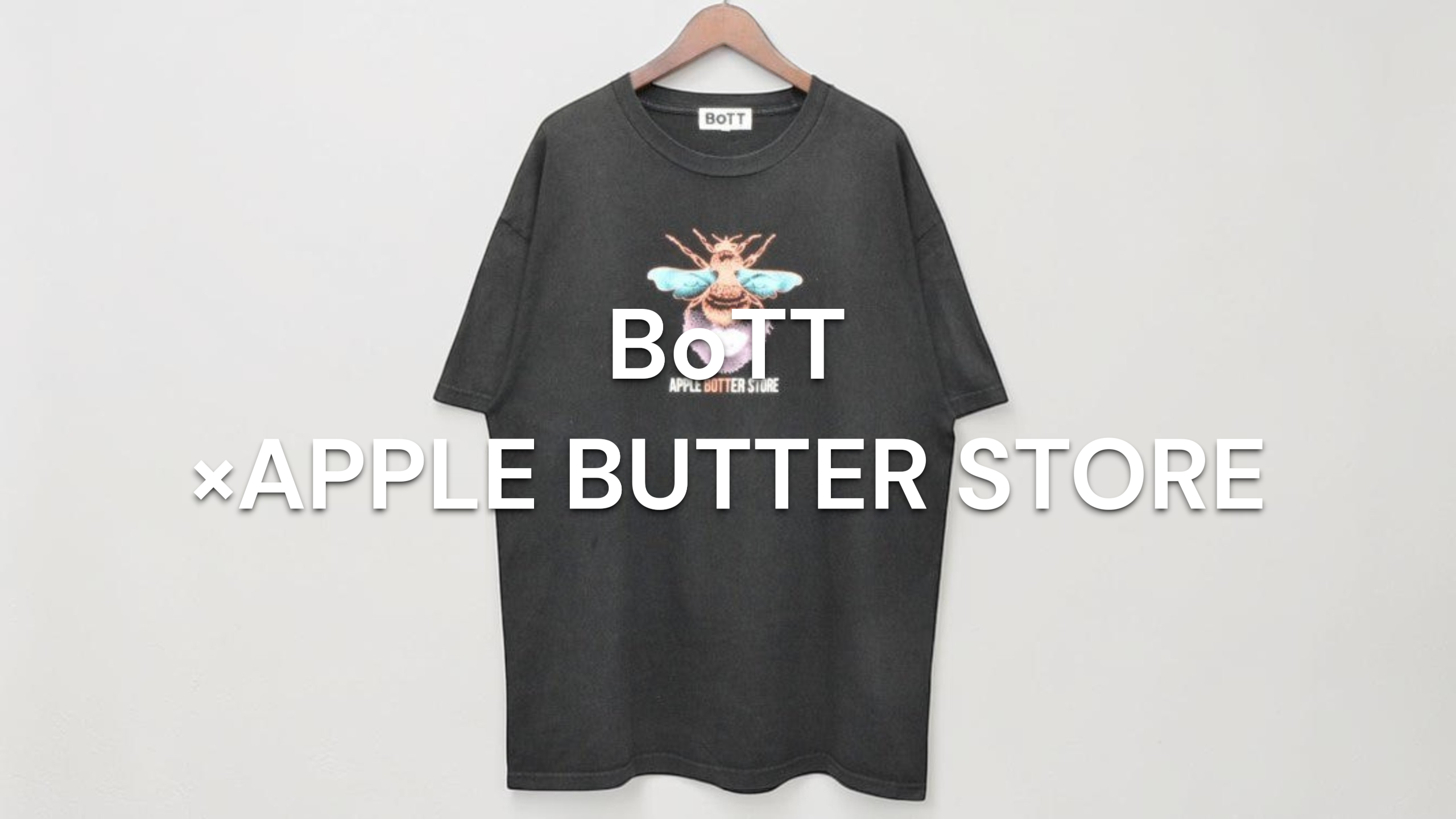 BOTT × APPLE BUTTER STORE セットアップ 新入荷】BoTT(ボット)×APPLE BUTTER STORE 2019SS プリントTシャツ
