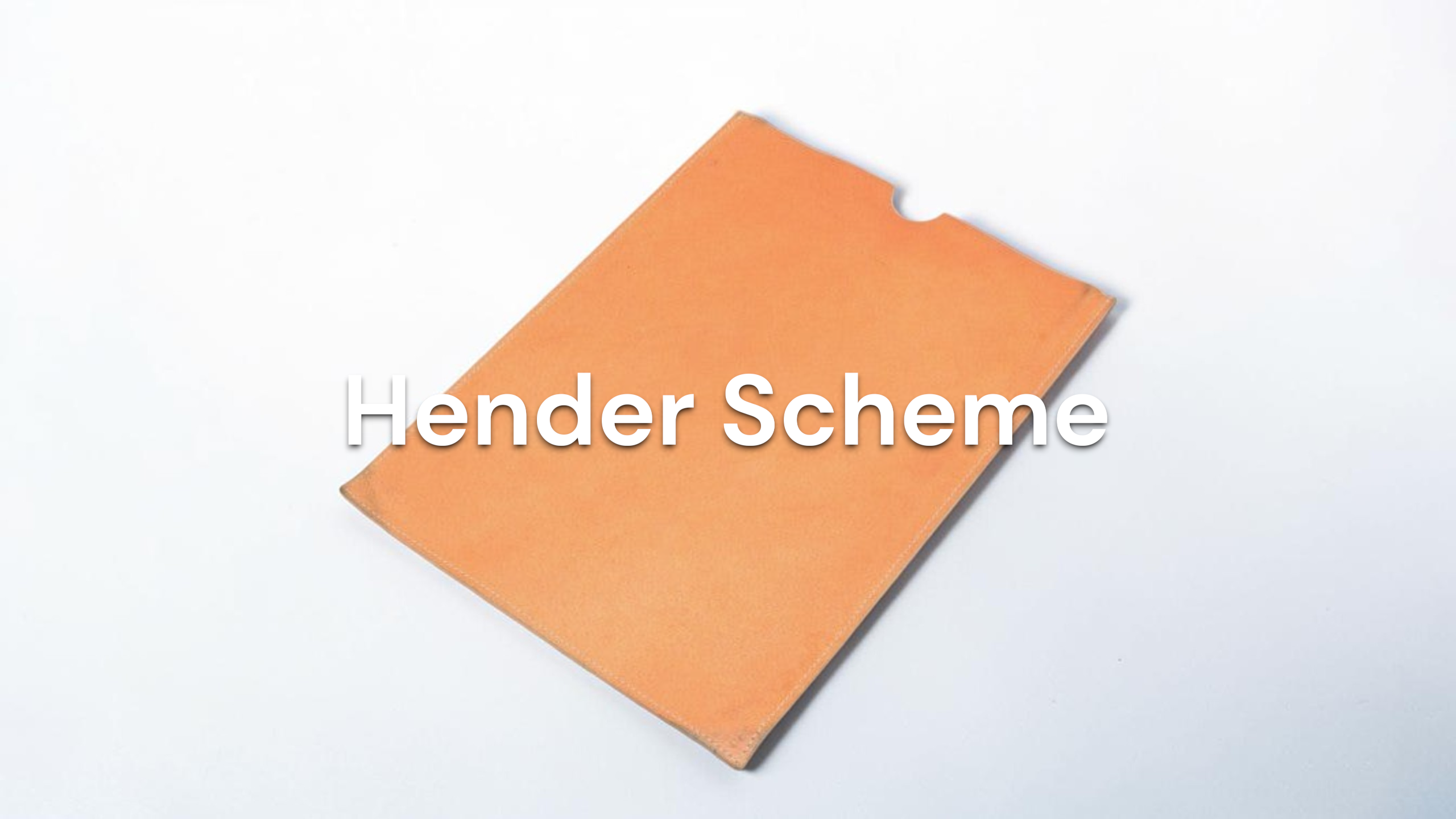 【匿名配送】Hender Scheme 書類ケース　封筒　A4 新入荷】Hender Scheme(エンダースキーマ) A4 ドキュメントケース