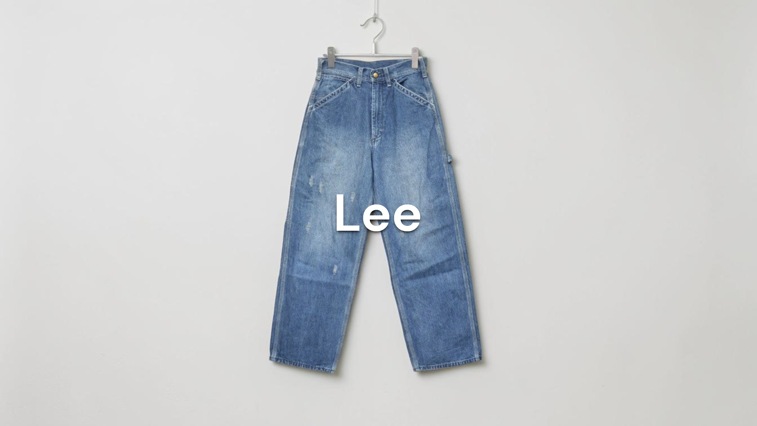新入荷】LEE(リー) Vintage加工 ペインターデニムパンツ インディゴ