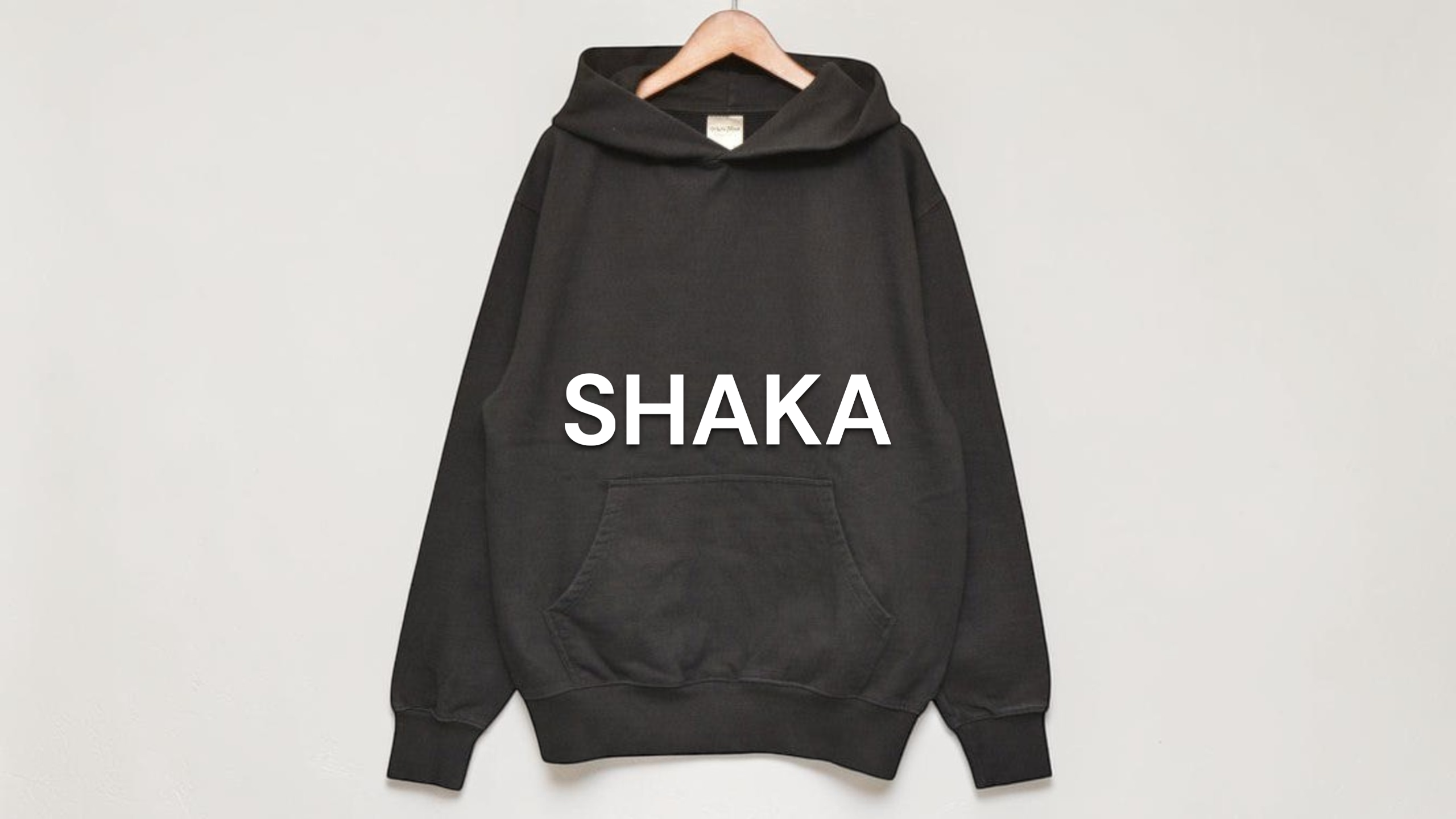 shaka様用 新入荷】SHAKA(シャカ) 13.5oz Garment Dye Hoodie ブラック M