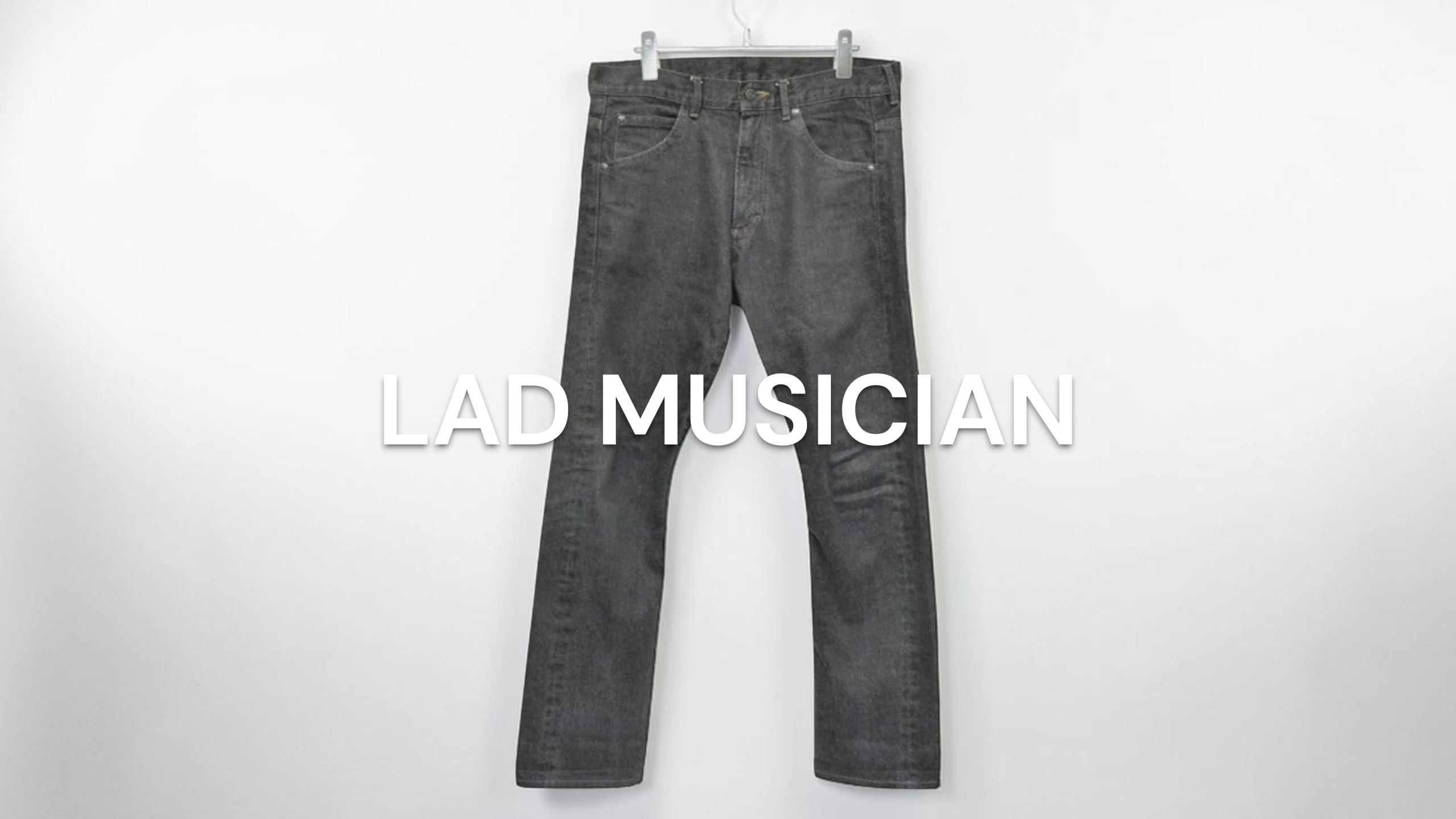 ラッドミュージシャン　ストレートデニム　グレー　lad musician 新入荷】LAD MUSICIAN(ラッドミュージシャン) スキニーデニムパンツ
