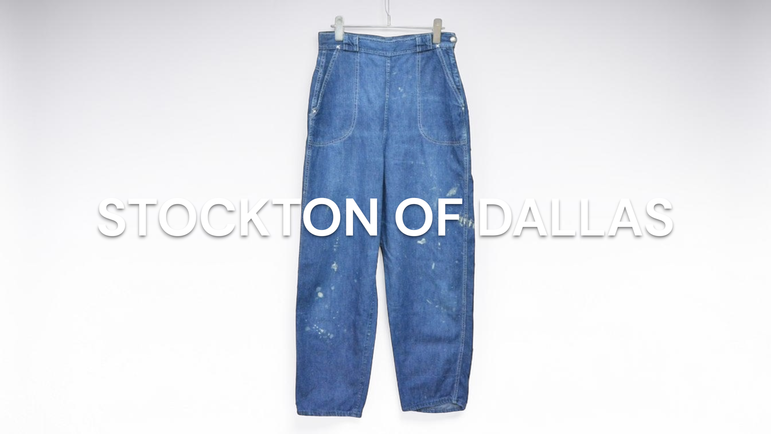 新入荷】STOCKTON OF DALLAS（ストックトンオブダラス） デニムランチ