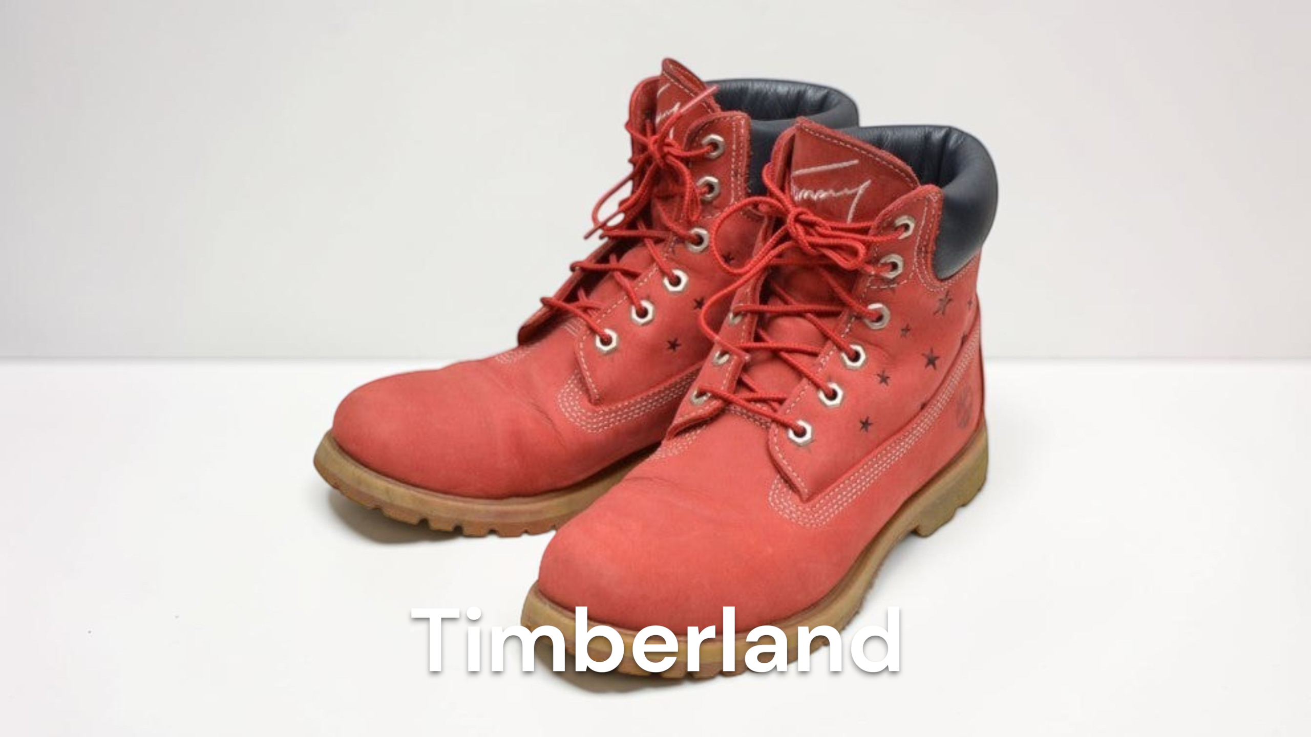 Timberland 赤 新入荷】Timberland×TOMMY HILFIGER(ティンバーランド×トミー