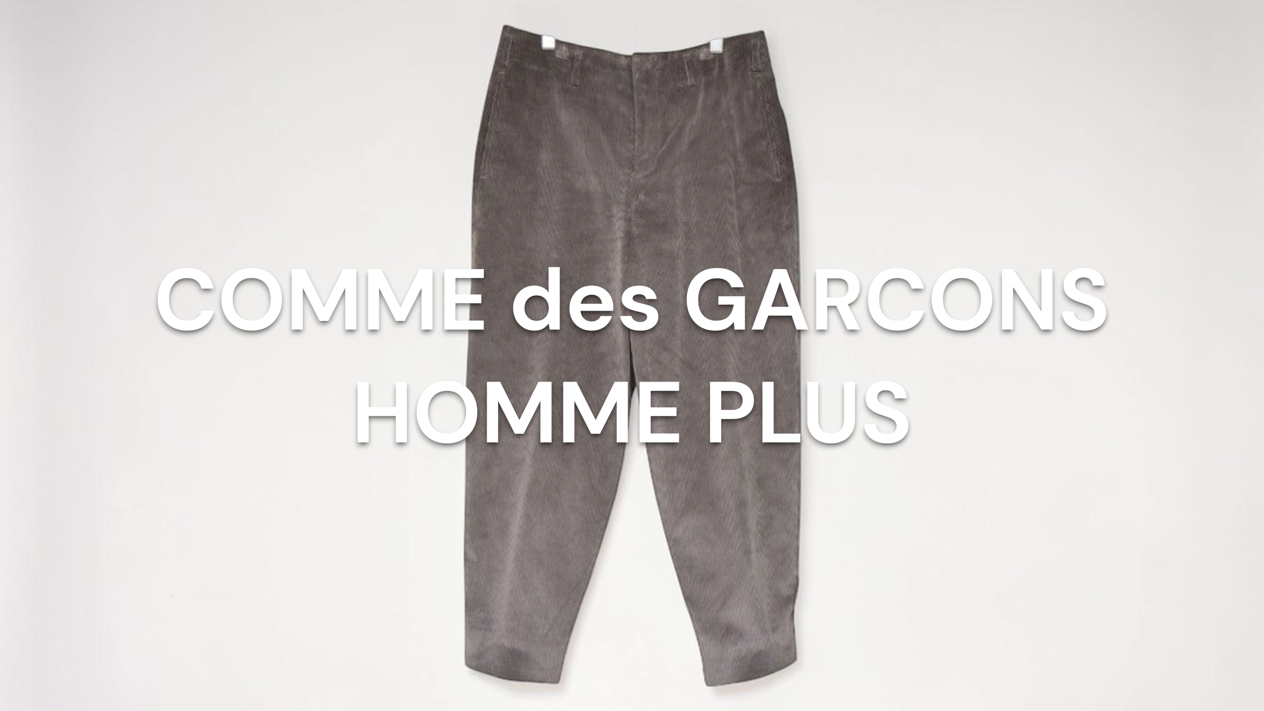 新入荷】COMME des GARCONS HOMME PLUS(コムデギャルソンオムプリュス