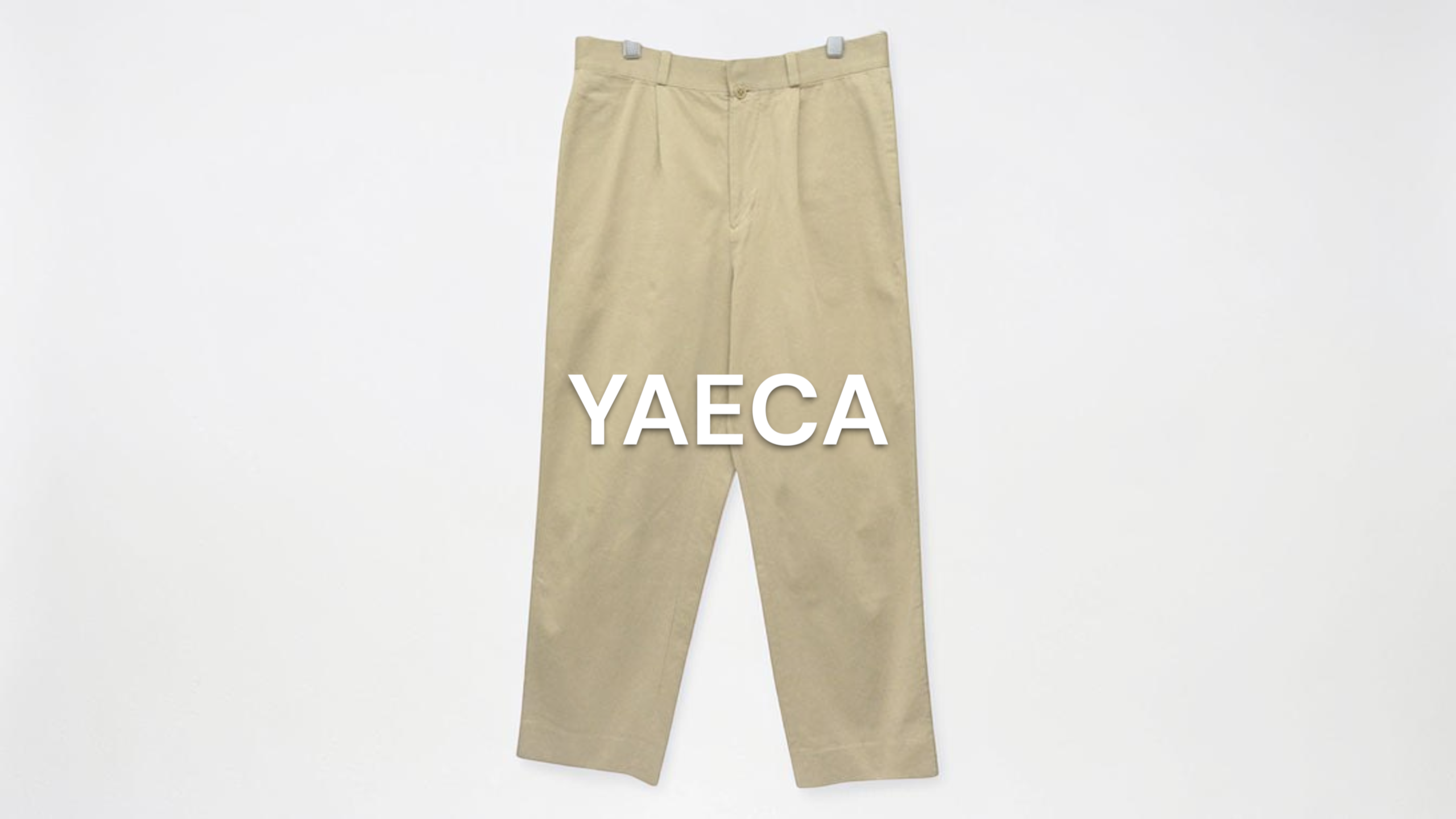 新入荷】YAECA（ヤエカ） CHINO CLOTH PANTS ベージュ 30