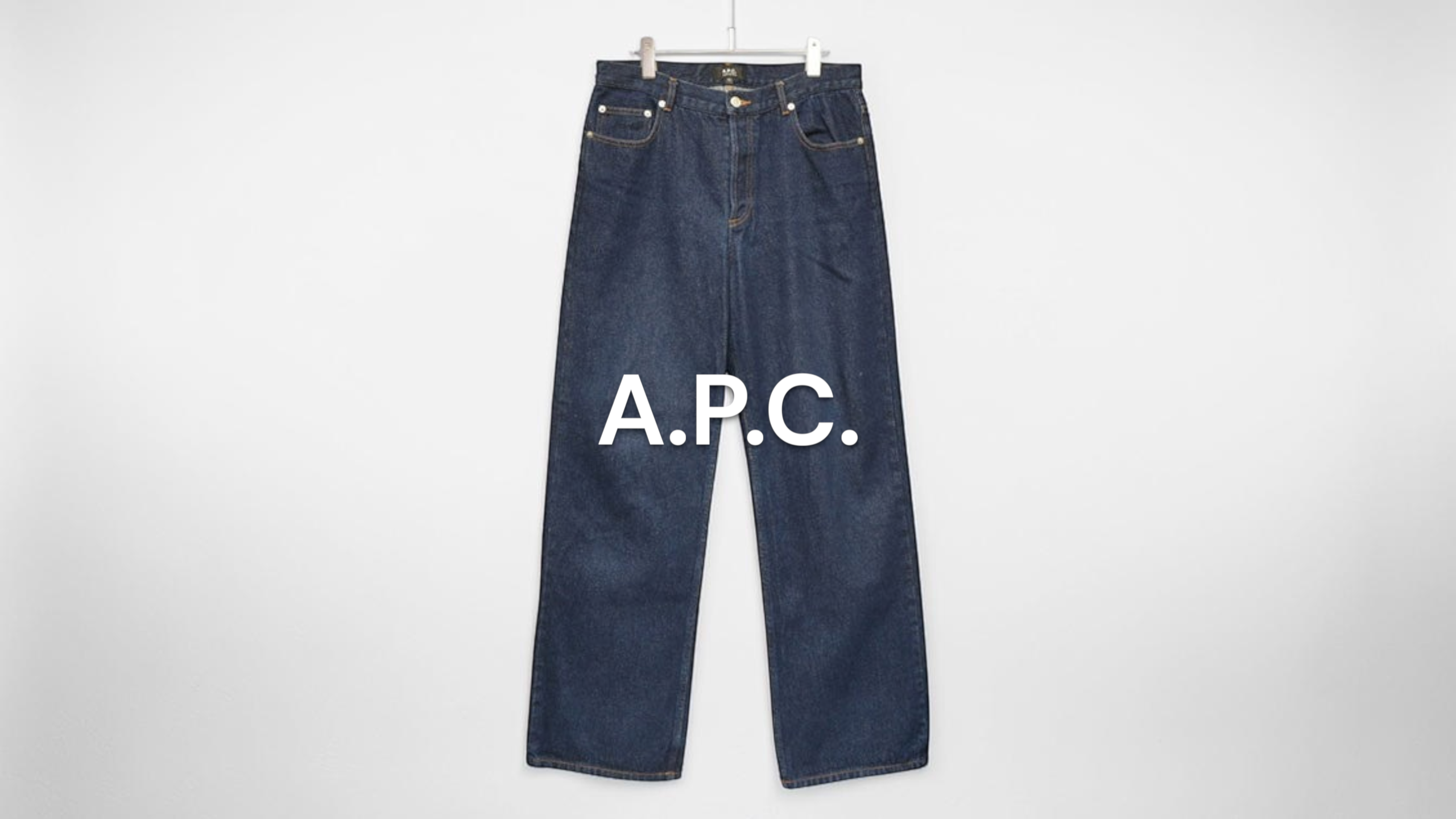 新入荷】A．P．C．(アーペーセー) JEAN AARON デニムパンツ インディゴ