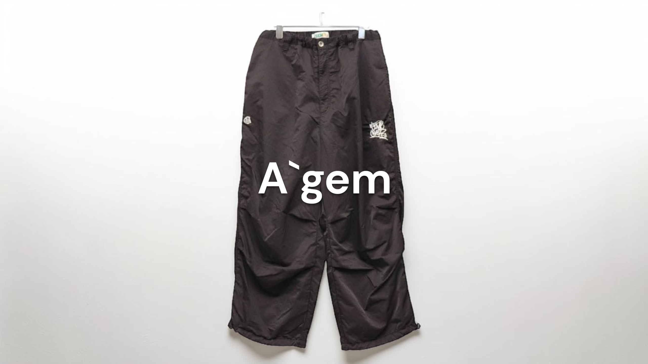 新入荷】A'gem（エージェム） ADJUSTER BALLOON PANTS ナイロン