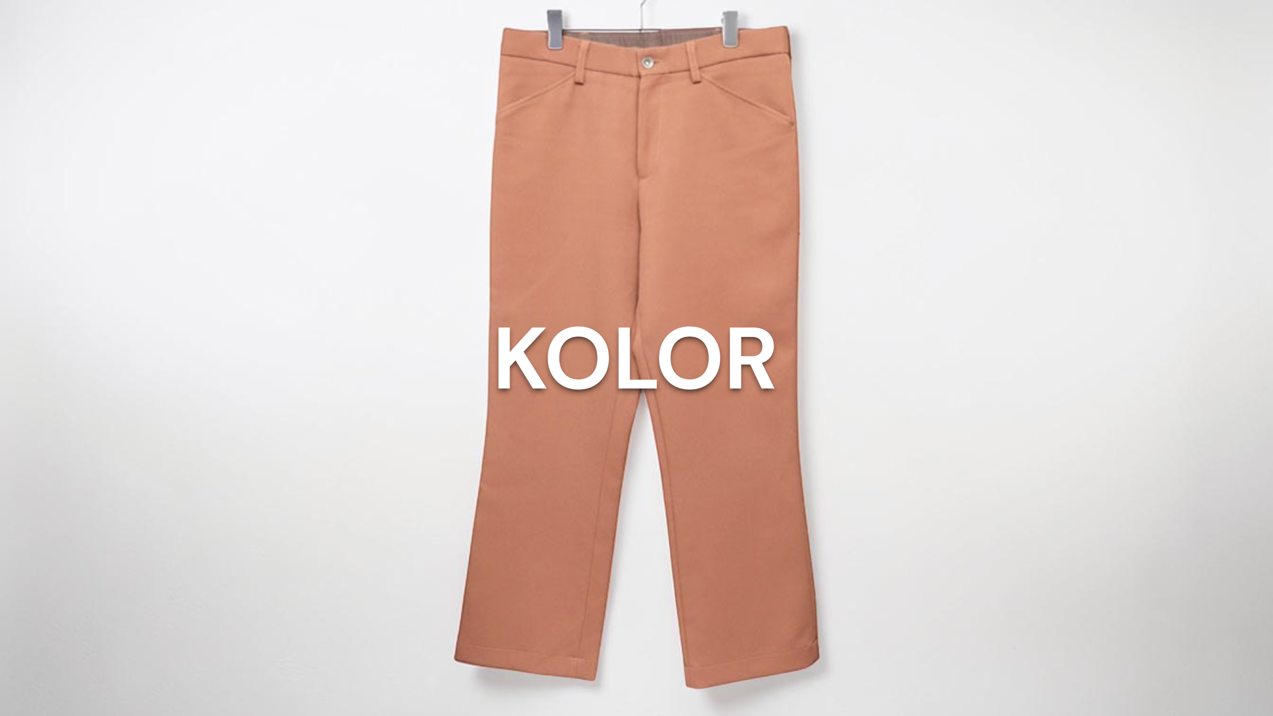 新入荷】KOLOR（カラー） 2024SS テーパードパンツ 24SCM-P17119