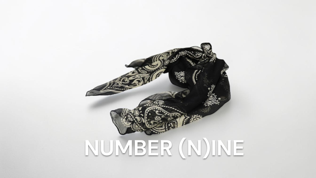 カトリーヌ　アンドル　▪️シリアルナンバーあります。大判ジャガードストール NUMBER (N)INE | カインドオル（kindal）三軒茶屋店｜ブランド古着買取