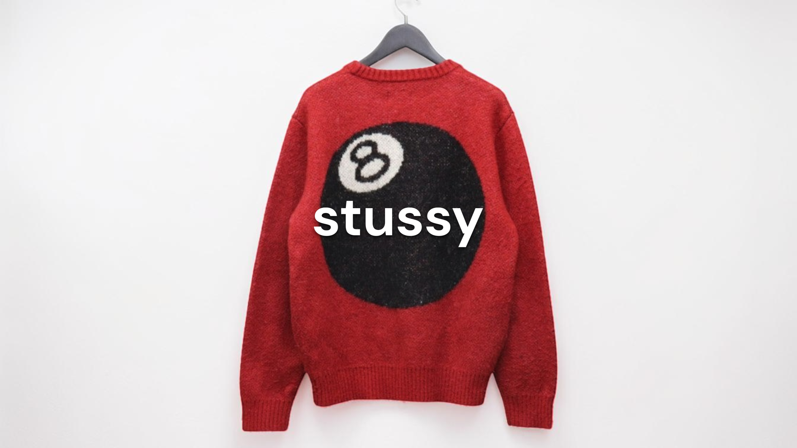 新入荷】stussy（ステューシー） 2020AW 8 BALL HEAVY BRUSHED MOHAIR