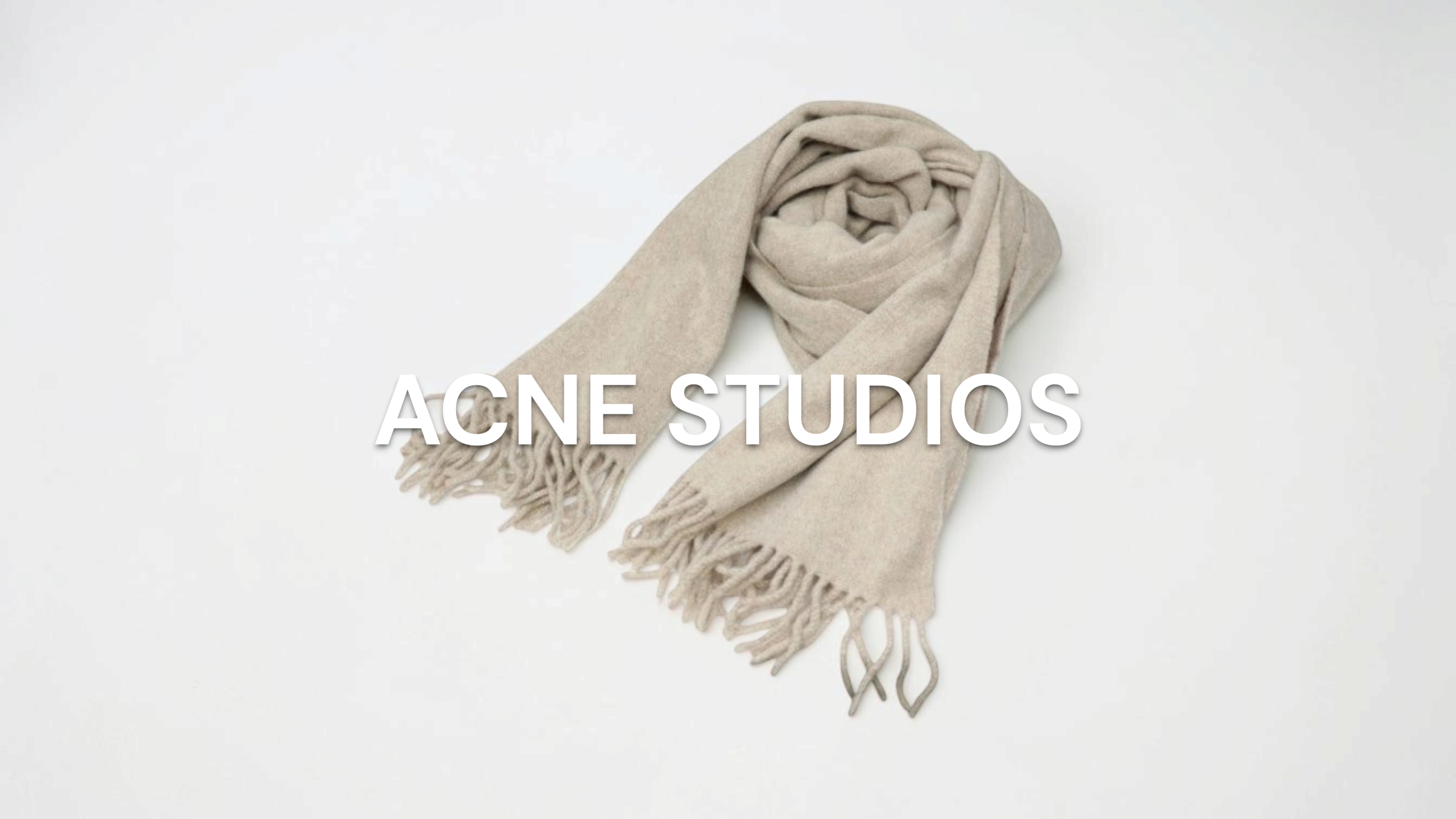 新入荷】ACNE STUDIOS（アクネストゥディオズ） フリンジウール